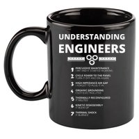 Understanding Engineers  Funny Sarcastic Engineering Gift 11oz C Handle Ceramic Mug
