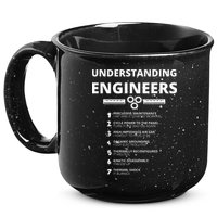 Understanding Engineers  Funny Sarcastic Engineering Gift 15oz Campfire Ceramic Mug