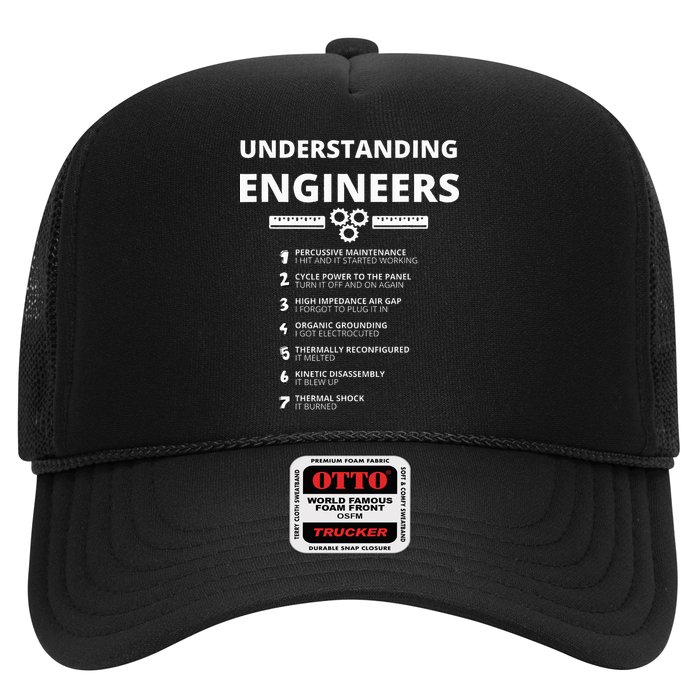 Understanding Engineers  Funny Sarcastic Engineering Gift Trucker Hat