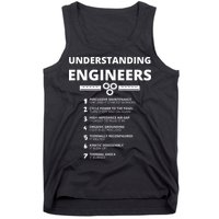 Understanding Engineers  Funny Sarcastic Engineering Gift Tank Top