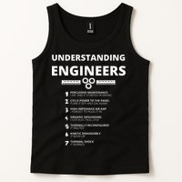 Understanding Engineers  Funny Sarcastic Engineering Gift Tank Top
