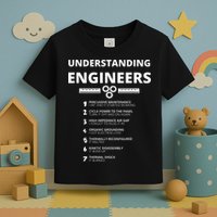 Understanding Engineers  Funny Sarcastic Engineering Gift Toddler T-Shirt
