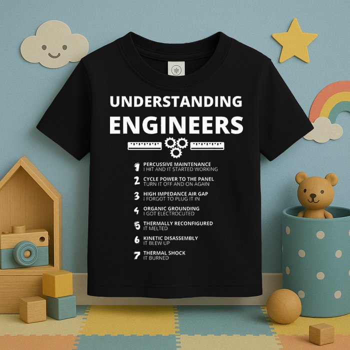 Understanding Engineers  Funny Sarcastic Engineering Gift Toddler T-Shirt