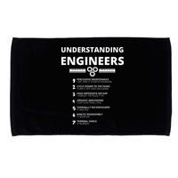 Understanding Engineers  Funny Sarcastic Engineering Gift Microfiber Hand Towel