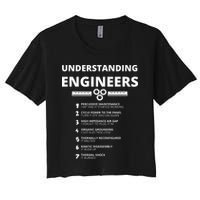 Understanding Engineers  Funny Sarcastic Engineering Gift Crop Top