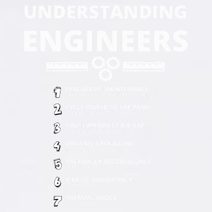 Understanding Engineers  Funny Sarcastic Engineering Gift Garment-Dyed Sweatshirt