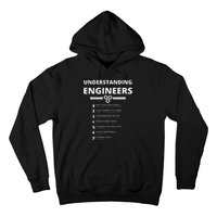 Understanding Engineers  Funny Sarcastic Engineering Gift  Hoodie