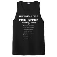 Understanding Engineers  Funny Sarcastic Engineering Gift  PosiCharge Competitor Tank