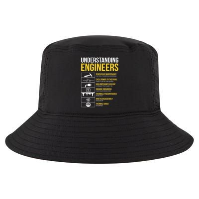 Understanding Engineers Funny Sarcastic Engineering  Cool Comfort Performance Bucket Hat
