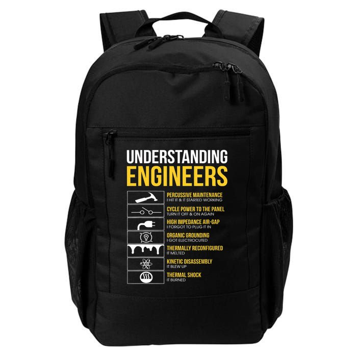 Understanding Engineers Funny Sarcastic Engineering  Daily Commute Backpack