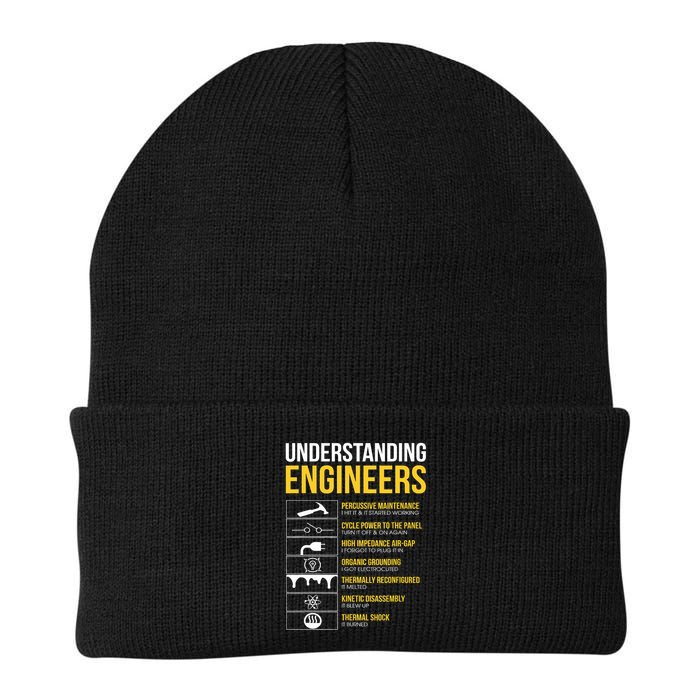 Understanding Engineers Funny Sarcastic Engineering  Knit Cap Winter Beanie