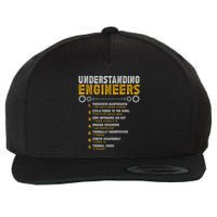 Understanding Engineers Funny Engineering Humor Engineers Wool Snapback Cap