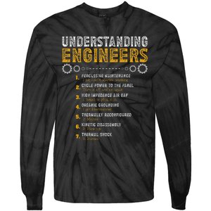 Understanding Engineers Funny Engineering Humor Engineers Tie-Dye Long Sleeve Shirt