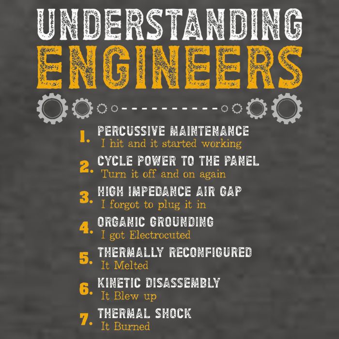 Understanding Engineers Funny Engineering Humor Engineers Vector Backpack