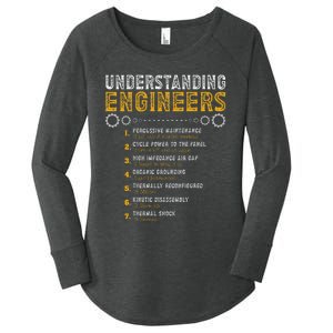 Understanding Engineers Funny Engineering Humor Engineers Gift Women's Perfect Tri Tunic Long Sleeve Shirt