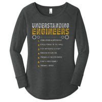 Understanding Engineers Funny Engineering Humor Engineers Gift Women's Perfect Tri Tunic Long Sleeve Shirt