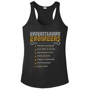 Understanding Engineers Funny Engineering Humor Engineers Gift Ladies PosiCharge Competitor Racerback Tank