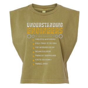 Understanding Engineers Funny Engineering Humor Engineers Gift Garment-Dyed Women's Muscle Tee