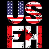 Us Eh Funny Canada American Flag City Backpack