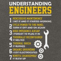 Understanding Engineers Funny Sarcastic Engineering Cotton Canvas Backpack