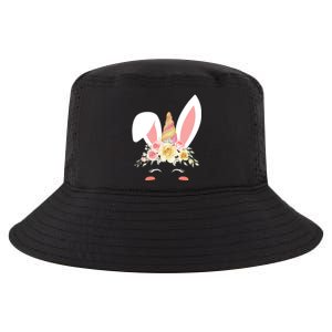 Unicorn Easter Floral Bunny Cool Comfort Performance Bucket Hat