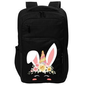 Unicorn Easter Floral Bunny Impact Tech Backpack