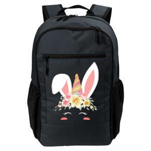 Unicorn Easter Floral Bunny Daily Commute Backpack