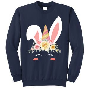 Unicorn Easter Floral Bunny Sweatshirt