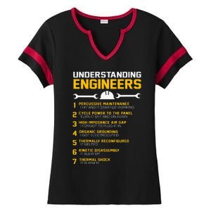 Understanding Engineers Funny Engineering Humor Engineers Ladies Halftime Notch Neck Tee