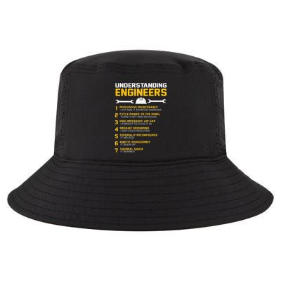 Understanding Engineers Funny Engineering Humor Engineers Cool Comfort Performance Bucket Hat