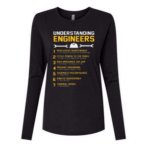 Understanding Engineers Funny Engineering Humor Engineers Womens Cotton Relaxed Long Sleeve T-Shirt