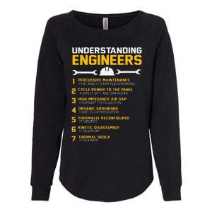 Understanding Engineers Funny Engineering Humor Engineers Womens California Wash Sweatshirt