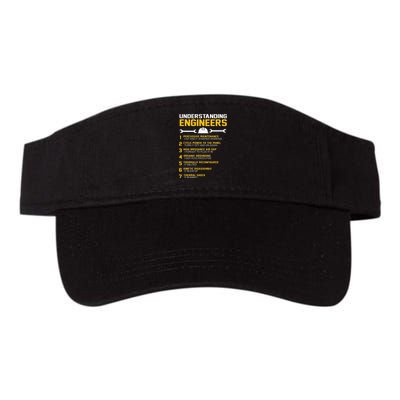 Understanding Engineers Funny Engineering Humor Engineers Valucap Bio-Washed Visor