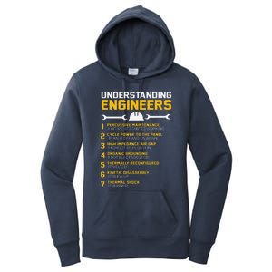 Understanding Engineers Funny Engineering Humor Engineers Women's Pullover Hoodie