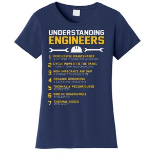 Understanding Engineers Funny Engineering Humor Engineers Women's T-Shirt