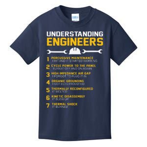 Understanding Engineers Funny Engineering Humor Engineers Kids T-Shirt