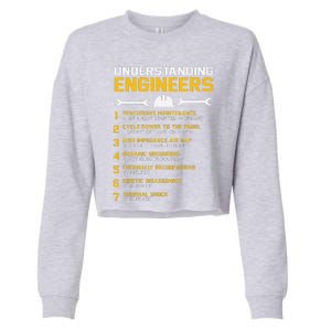 Understanding Engineers Funny Engineering Humor Engineers Cropped Pullover Crew