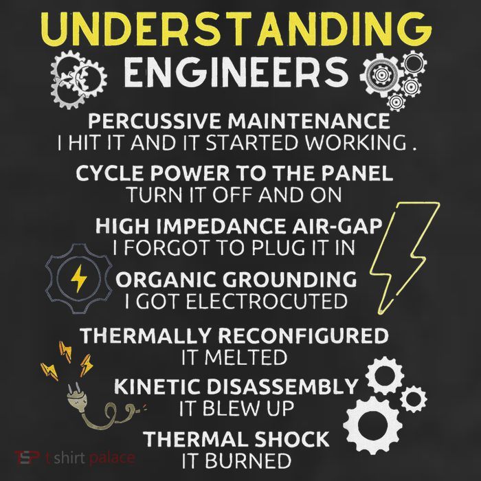 Understanding Engineers Funny Understanding Engineer Garment-Dyed Heavyweight T-Shirt