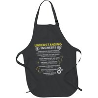 Understanding Engineers Funny Understanding Engineer Full-Length Apron With Pockets