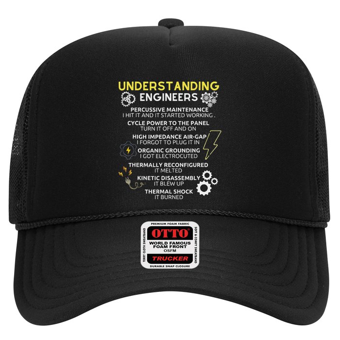 Understanding Engineers Funny Understanding Engineer Trucker Hat