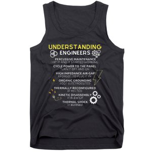 Understanding Engineers Funny Understanding Engineer Tank Top