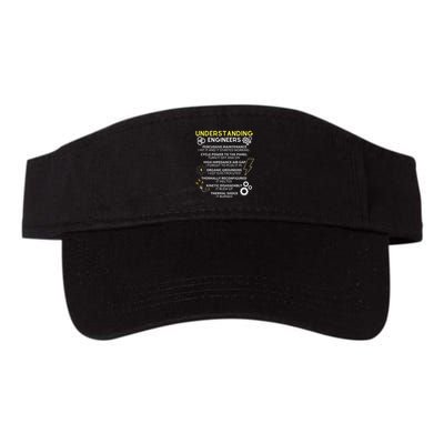 Understanding Engineers Funny Understanding Engineer Valucap Bio-Washed Visor