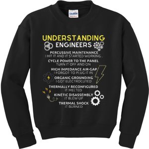 Understanding Engineers Funny Understanding Engineer Kids Sweatshirt