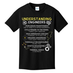 Understanding Engineers Funny Understanding Engineer Kids T-Shirt