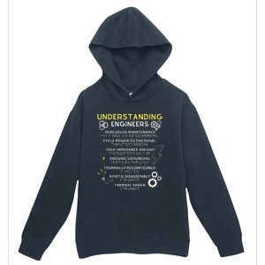 Understanding Engineers Funny Understanding Engineer Urban Pullover Hoodie