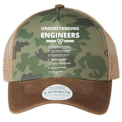 Understanding Engineers Funny Sarcastic Engineering Gift TShirt Legacy Tie Dye Trucker Hat