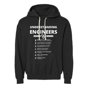 Understanding Engineers Funny Sarcastic Engineering Gift TShirt Garment-Dyed Fleece Hoodie