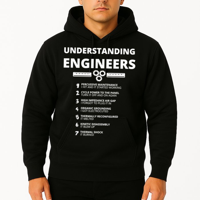 Understanding Engineers Funny Sarcastic Engineering Gift TShirt Hoodie