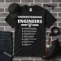 Understanding Engineers Funny Sarcastic Engineering Gift TShirt Tall T-Shirt