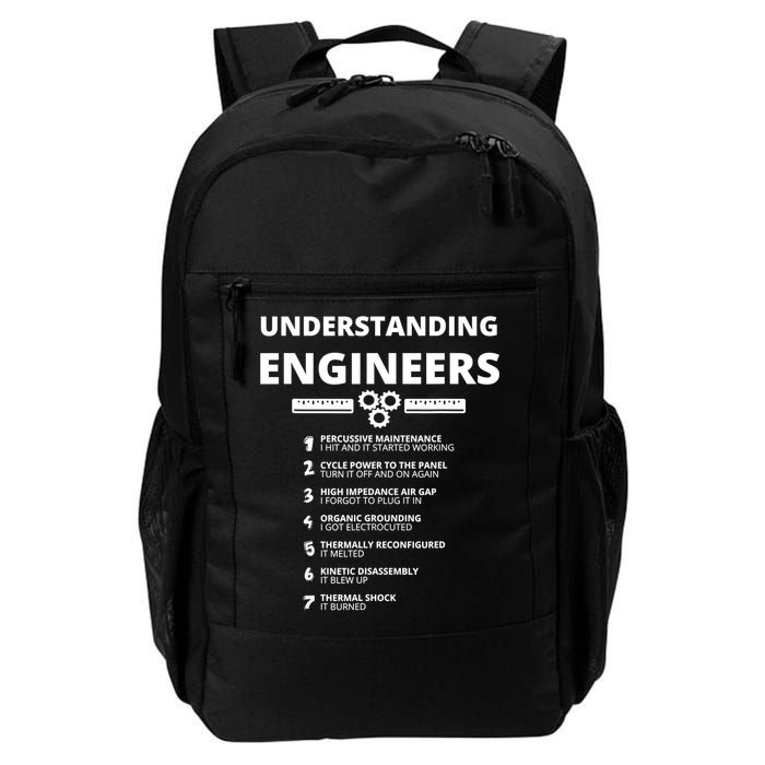 Understanding Engineers Funny Sarcastic Engineering Gift TShirt Daily Commute Backpack